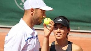  失格騒動の加藤 混合で全仏4強 