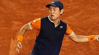 西岡良仁、全仏OP8強の快挙逃す