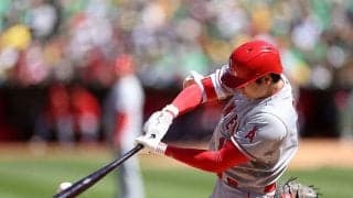 【MLB】大谷翔平、実況も「ロケットだ」と称賛の182キロ弾丸適時三塁打で打撃二冠　今季23度目マルチもエ軍は連勝ならず