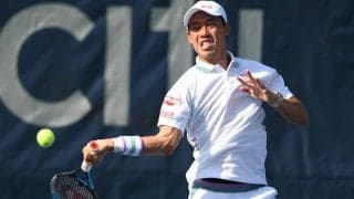 錦織圭、復帰2大会目の初戦を快勝で突破! ストロークで相手を圧倒