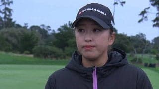 西郷真央「良いプレーができた」　途中からショットが安定し13位