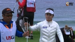 【動画】三ヶ島かな、10番パー4でナイスバーディ　26位で予選通過