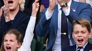  王子と王女が決勝で熱烈応援 