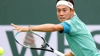 錦織 初戦へ向け世界47位と練習