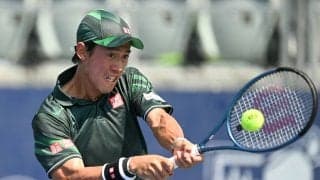 錦織圭、1年9ヵ月ぶりのツアー大会で初戦突破! 世界63位を2時間超の熱戦の末に下す[アトランタ・オープン]