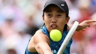  前週途中棄権のザン 初戦敗退 