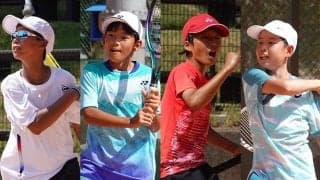 「第41回 第一生命全国小学生テニス選手権大会」の男子4強が決定! 準決勝はシード対決に
