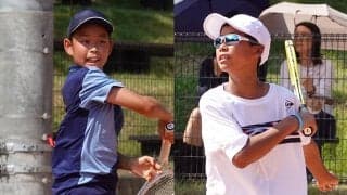 「第41回 第一生命全国小学生テニス選手権大会」の男子決勝は久野佑隼と中島一輝の関東勢対決に