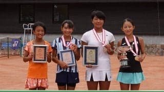 「第41回 第一生命全国小学生テニス選手権大会」の女子決勝はノーシードの篠原絢が3度目の出場で優勝! 憧れは元世界1位バーティ