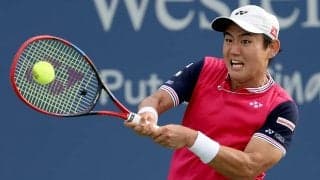 西岡良仁、世界58位を下し初戦突破! 全仏以来2ヵ月ぶりの白星[ウェスタン＆サザン・オープン]