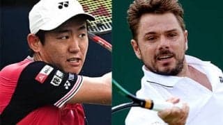 西岡良仁 全米OP初戦ワウリンカ