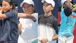 【全日本Jr】U14男女単の決勝進出者決定