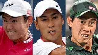 全米OP 日本勢の初戦スケジュール