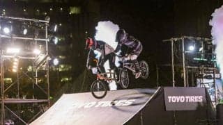 大都会大阪のど真ん中で白熱した戦い！新感覚のBMX競技「TOYO TIRES Downtown BMX」