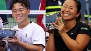 全米OP車いす複、男女で日本勢V