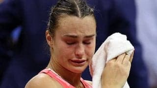 新女王 全米オープンV逃し涙