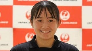  全米Jr複準Vの里菜央が会見 
