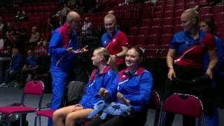 【動画】女子準々決勝 フランス vs スロバキア｜ヨーロッパ卓球選手権大会2023