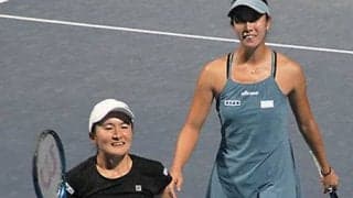 青山/柴原ペア 日本勢対決制し8強