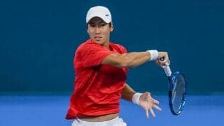 綿貫陽介、アジア大会は第1シードに敗れ銀メダル。パリ五輪出場権獲得にあと一歩及ばず
