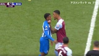 ユニフォームを引っ張り背中にのしかかり最後は膝蹴り！“バルサの至宝”が血気盛んなラフプレーで挑発し、審判の目の前で胸ぐら掴むバトル勃発！