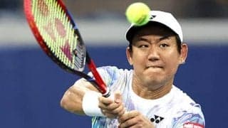 西岡良仁、世界9位に屈する