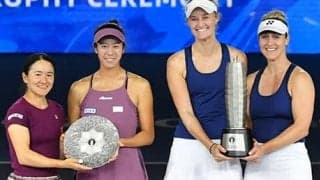 青山/柴原ペア 今季3勝目ならず