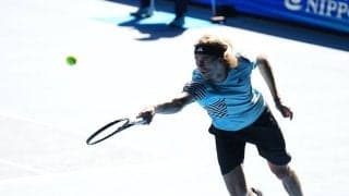 東京五輪金メダリストのズベレフが初戦敗退「最低なプレーをしてしまった」[木下グループJO]