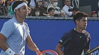 内田/内山ペア 完勝で複8強