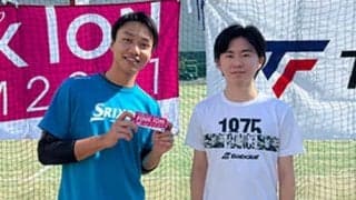  テニス365男子ダブルス大会が開催 