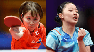 23歳平野美宇と15歳張本美和が初戦で激突　大会公式も注目「タイトル獲得と貴重なポイントを狙う」【WTTチャンピオンズ】