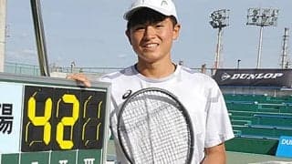 島笙太V 全豪Jr出場かけた大会へ 