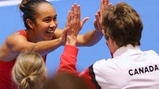   21歳大活躍 カナダがBJK杯初決勝 