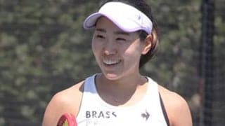  日比野菜緒 勝負強さ光り3位に 