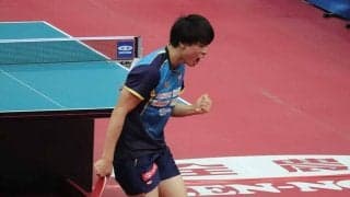戸上隼輔、ライバル張本智和撃破で殊勲の優勝「技術的には負けなかった」　パリ五輪も“ほぼ確定”「この大会で決めたかった」【全農CUP大阪】