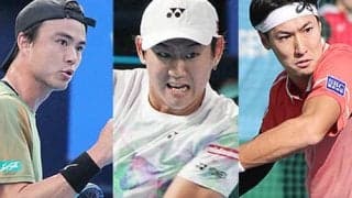 来季へ弾み トップ100に日本勢3選手