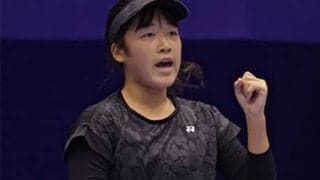  高校生の河野望奈ら初戦突破 