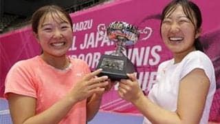 吉川/芝田ペア 第4シード撃破しV