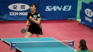 15歳・張本美和、“エース”早田ひなに9度目の正直　殊勲の選考会初優勝、逆転パリ五輪入りの可能性も【2023年名場面】　
