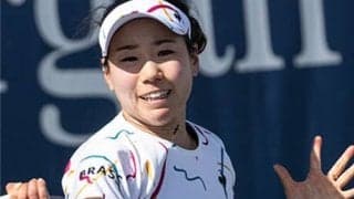  日比野菜緒、今季開幕戦で8強 