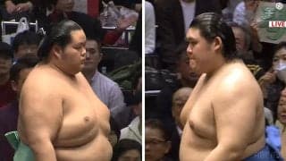大注目の1敗対決は大関目指す琴ノ若が勝利！新入幕・大の里とのド迫力戦制し単独トップで賜杯にも前進