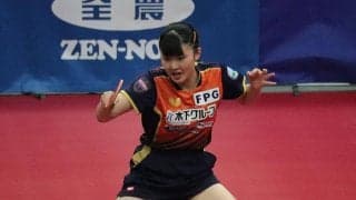 15歳張本美和、面手凛に勝利で貫録のジュニア2連覇達成　3冠獲得&パリ五輪逆転選出へ好スタート【全日本卓球】