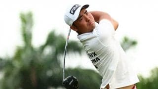 「合計スコアはわずか3アンダー」タフなコースで大健闘の蝉川泰果、明日は“タイガチャージ”で上位進出か
