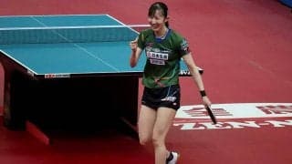 早田ひな、長﨑美柚に貫録のストレートでベスト4　連覇へ前進、平野美宇を下した赤江夏星と激突【全日本卓球】