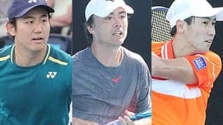 ダニエル62位 西岡83位 綿貫113位に