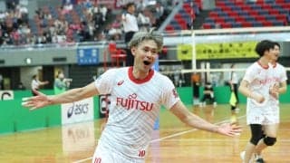 富士通の岡村義郎がVリーグ230試合出場を達成