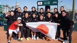 男子国別対抗戦デビスカップ 日本は9月にホームでコロンビアと対戦