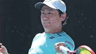 西岡良仁 逆転勝ちで初戦突破