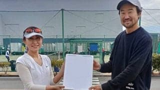  干物プレゼント！初級 混合ダブルス大会開催 