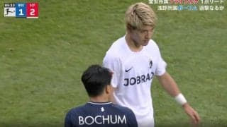 堂安律vs浅野拓磨の日本人対決！勝利したのはどっちだ？ バチバチの胸熱マッチアップの瞬間　タッチライン上での日本代表FW同士の攻防